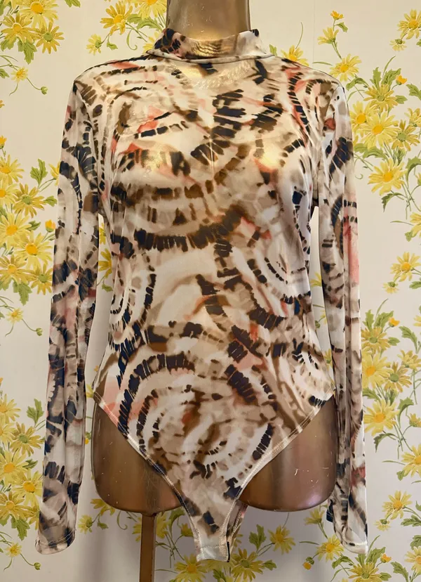 Long sleeve mesh bodysuit size M Size M - Image 3