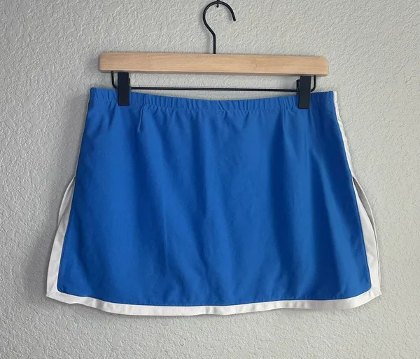 Nike Blue Y2K Classic Athletic Tennis Skirt - Image 3
