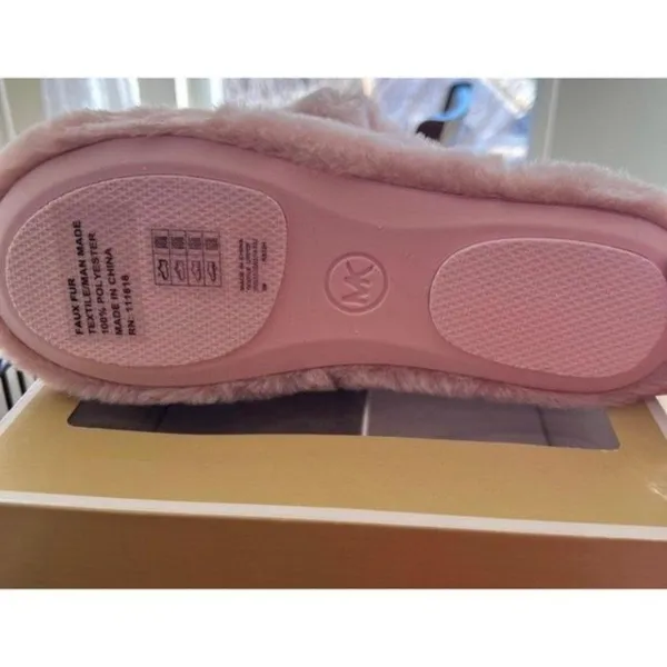 Michael Kors Blossom Alexis Closed Toe Sherpa Slides - Image 6