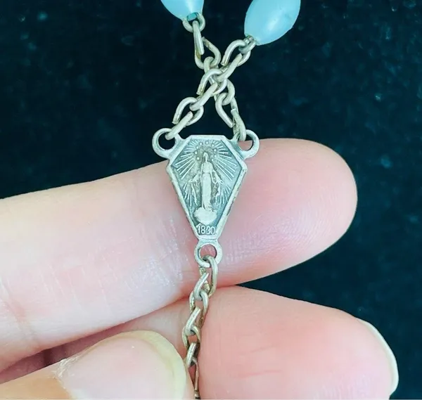 Vintage St. Anthony Guard Religious Medal St. Francis Assisi necklaces unisex - Image 4