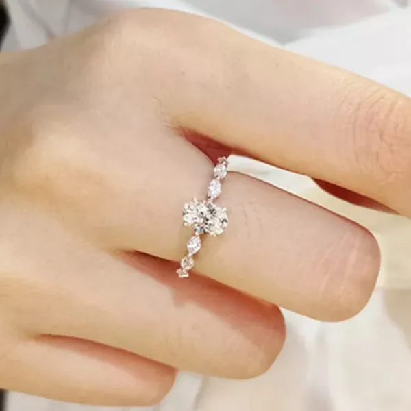 Gorgeous White Sapphire 925 Sterling Silver - Image 9