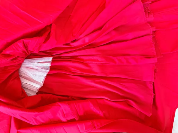 Red Corset Ballgown Style Puff Dress Size S NWT - Image 3