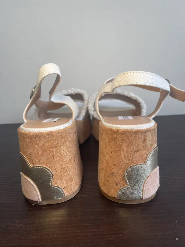 Steve Madden Daysee Frayed Denim Platform - Image 6