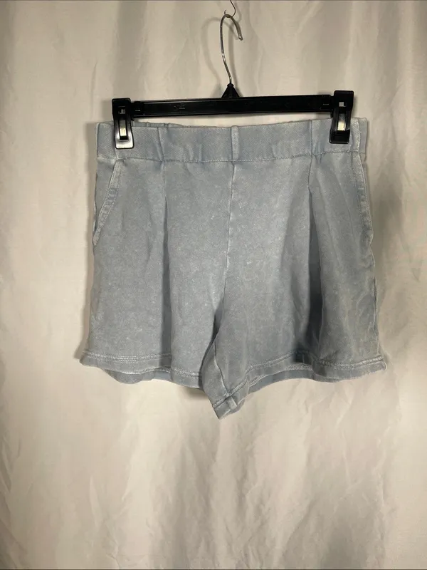 Aerie Womens Blue High Waist Trouser Sweatshort Xs - Image 2