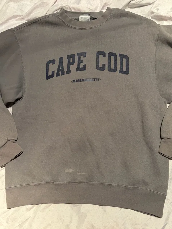 Cape cod Massachusetts crewneck Gray Size M - Image 3