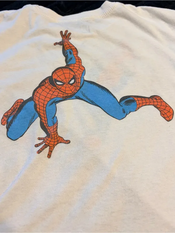Marvel Spider-Man Graphic Tee - White, Blue, Red - Image 6