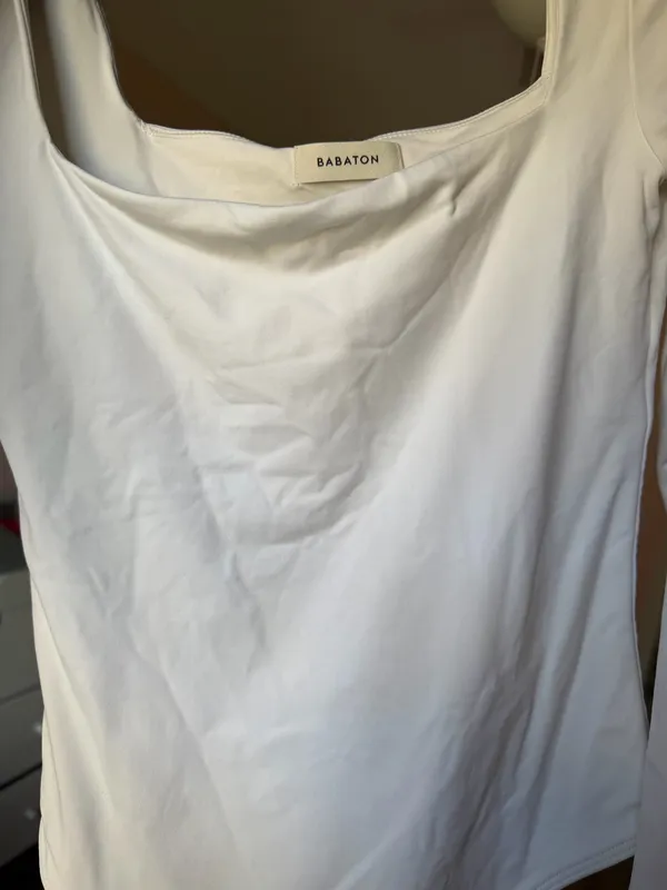Aritzia Long Sleeve Bodysuit Babaton Square Neck - Image 4