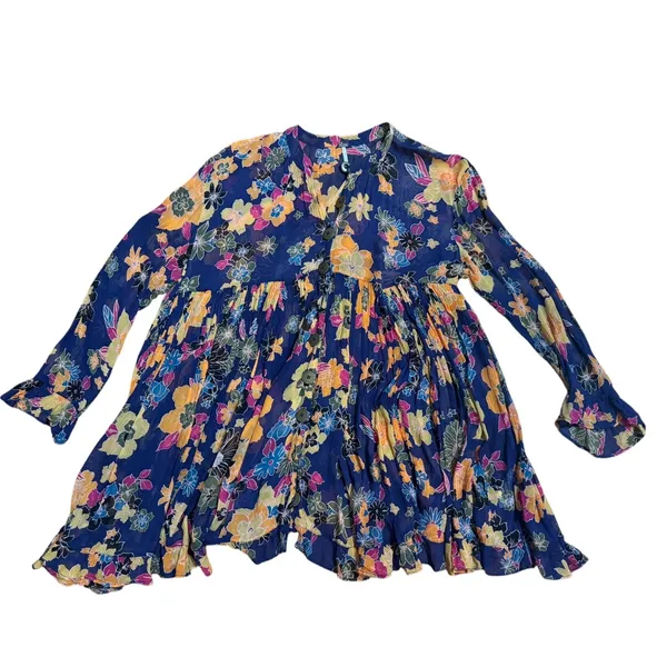 Free‎ People Everything and More Floral Tunic Dress Sz XS - Image 8