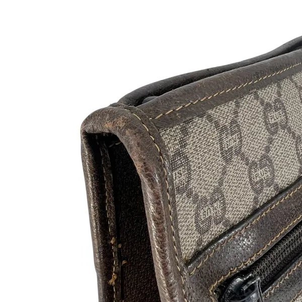 Gucci Plus‎ Monogram Top Zip Pouch Clutch - Image 12
