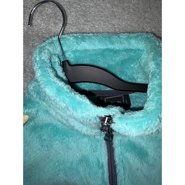 The North Face Osito 2 Jacket Women's XS Turquoise Aqua High Pile Fleece - Image 10