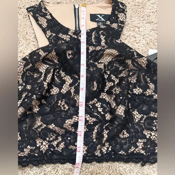 Xscape Black Lace Halter Crop Top – New With Tags - Image 8