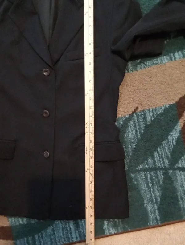 J Crew Vintage Black Wool Blazer Classic 3 Button Career Jacket Timeless Academi - Image 14