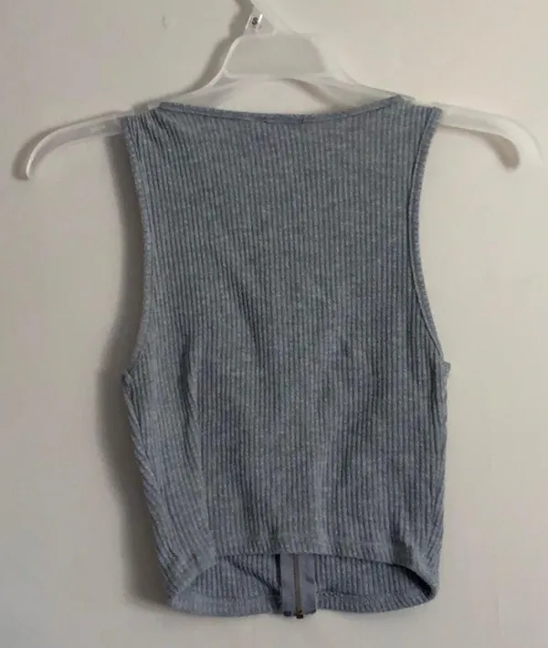 PacSun Zippered Crop Top - Image 2