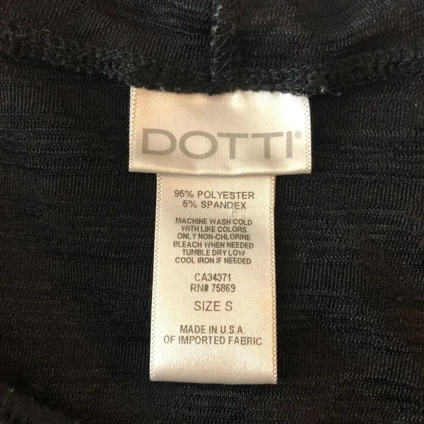 Dotti Swim Cover Dress Hooded Cinch Ruched Short Sleeve Black S - Image 3