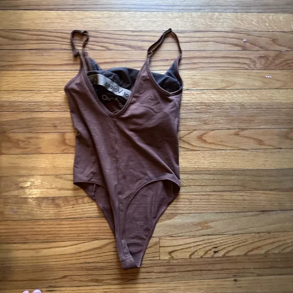 Outdoor Voices Move Free Leotard Bodysuit Cocoa Size S - Image 7