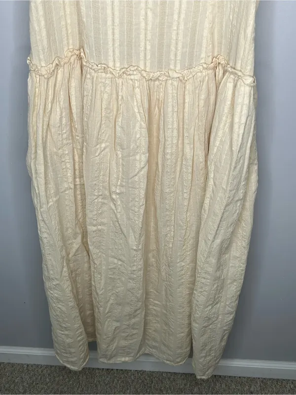 Peppermayo Jacinda Cream Drop Waist Maxi Dress Size 2X - Image 9