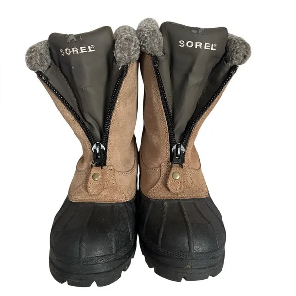 Sorel Lia Ellesmere Insulated Zip Up Half calf duck boots EUC - Image 2
