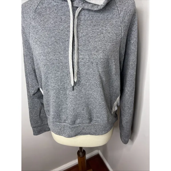 Womens‎ Vuori Heathered Grey Colorblock Hoodie XS - Image 7