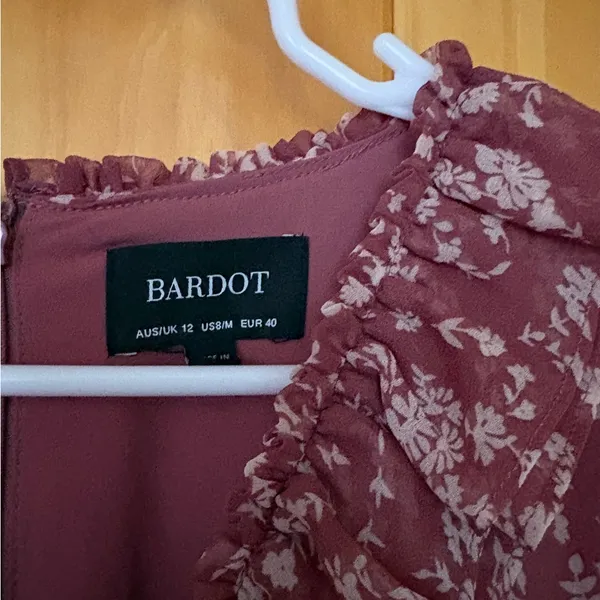 Alessia Frill Dress in Ditsy Flor | Bardot Size M - Image 12