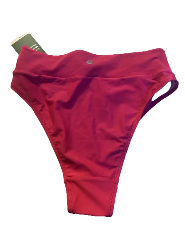 Halara Bikini Bottom -High Rise Red Women's Size Small - Image 3