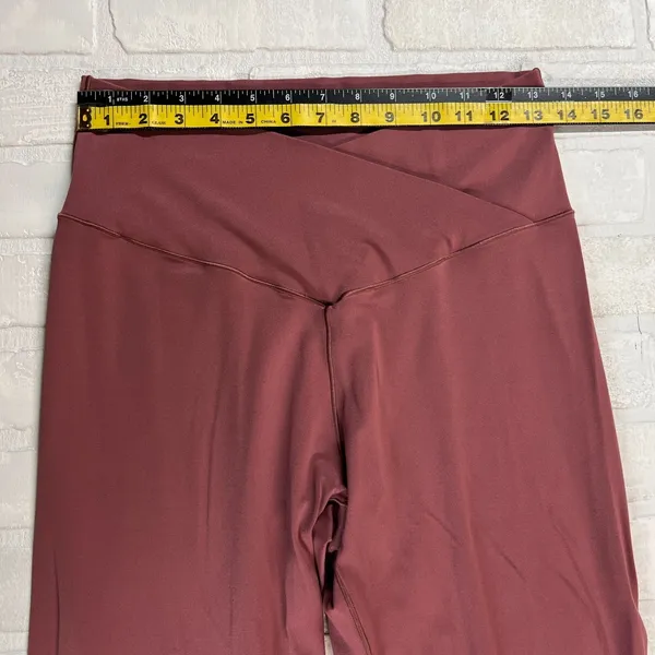 Offline By Aerie‎ Real Me 7/8 Hi-Rise Crossover Leggings Womens XL Mauve Yoga - Image 10