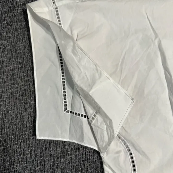 Theory Women’s White Ladder Eyelet Top - Image 10