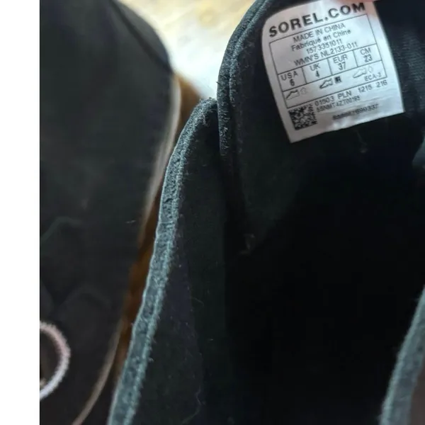 Sorel Black Duck Boots‎ Size 6 - Image 8