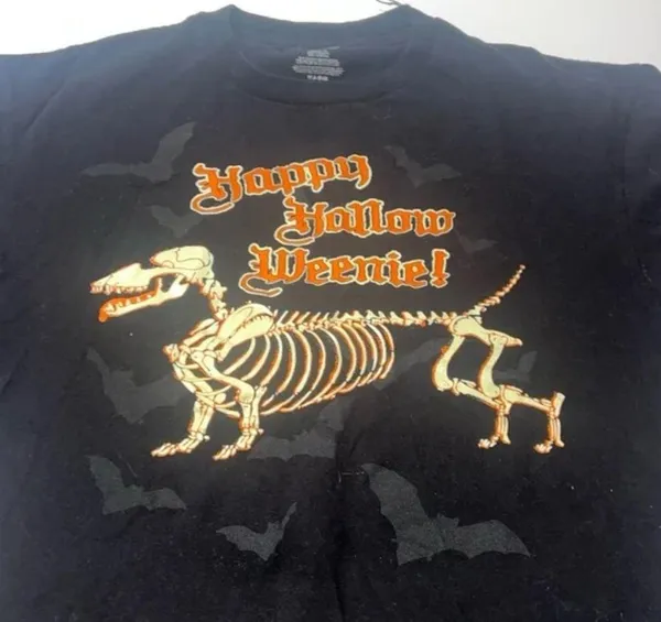 Halloween Shirt Black Size L - Image 2