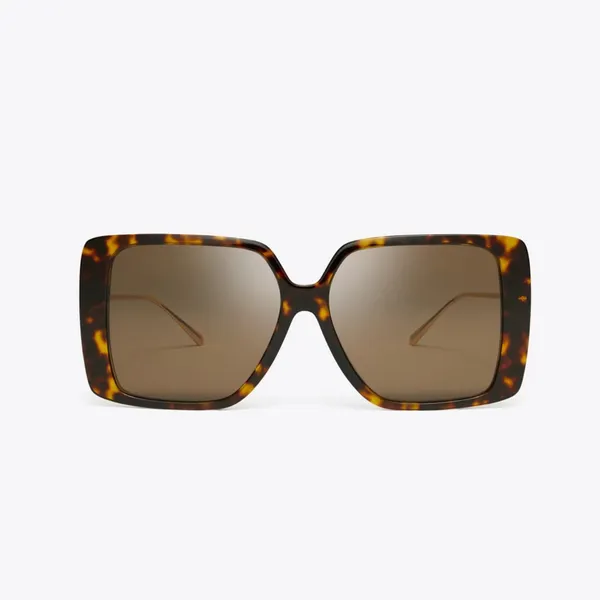 Tory Burch 💯 AUTHENTIC NEW‎ MILLER OVERSIZED SQUARE SUNGLASSES - Image 2