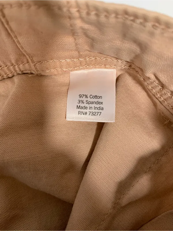 Sonoma Peach Drawstring Cotton Blend Pants - Size Medium - Image 5