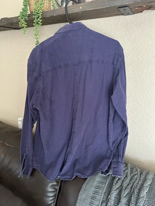 Wrangler Purple Button-Up - Image 3