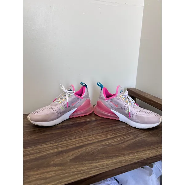 Nike Air‎ Max 270 Womens 8.5 Plum Chalk Pink Blast Sneakers DC1864-600 - Image 4