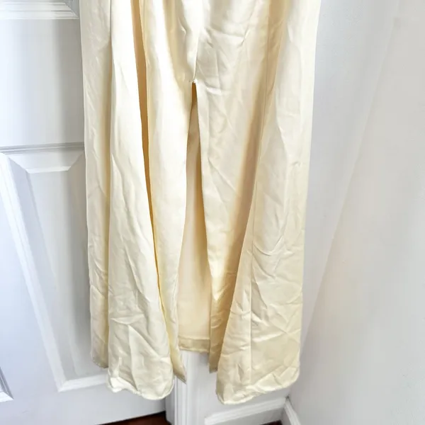 Nana Jacqueline Caroline Dress in Butter Yellow sz Small - Image 9