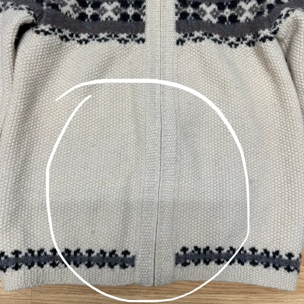 Vintage Maurices Shetland Wool Fair Isle Zip Sweater - Image 6