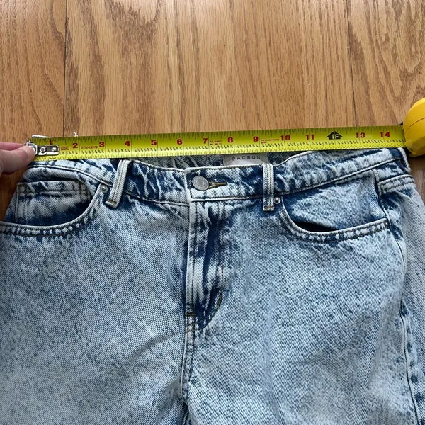 PacSun Women's Size 25 Acid Wash‎ Mom Jeans High Rise Straight Leg Denim - Image 7