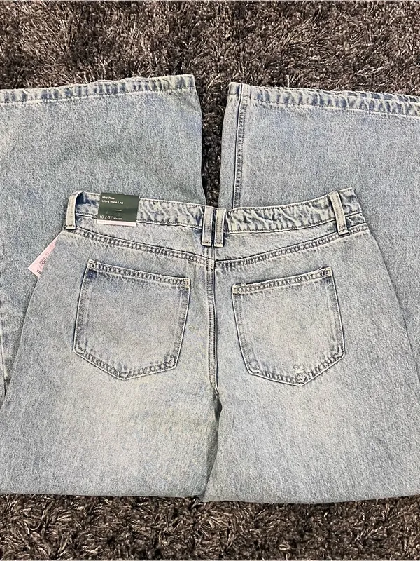 🌺Wild Fable Mid Rise Ultra Wide Leg Jeans Size 10 New🌺 - Image 3