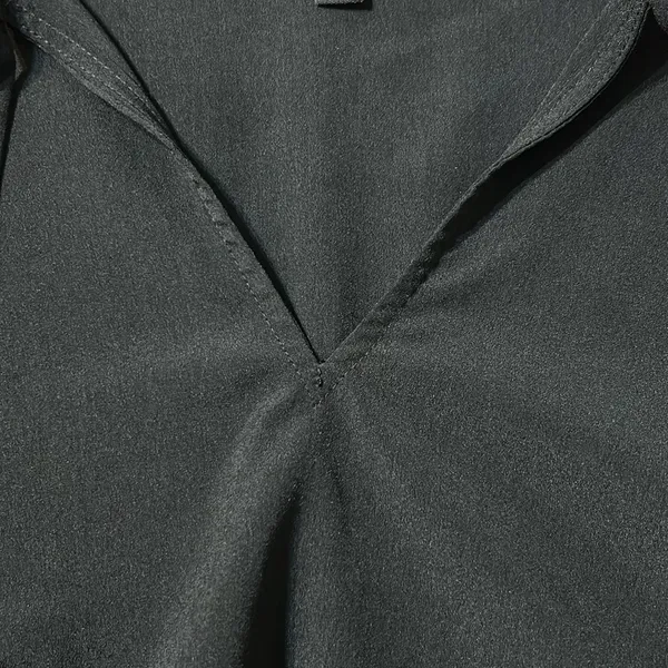 Banana Republic Black Top Size Large Tie Front - Image 6