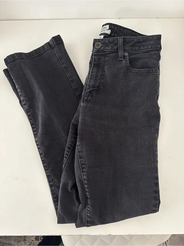 L.L. Bean Straight-Leg Jeans - Black Wash - Image 2