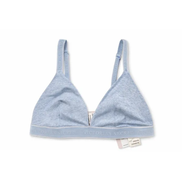 Victoria’s‎ Secret Logo Bralette M Blue Heather NWT - Image 6
