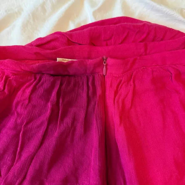 Showpo Pink Tiered Midi Skirt - Image 3