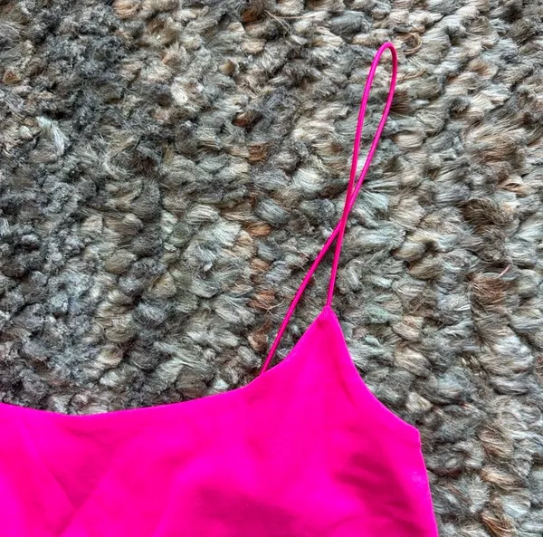 fuchsia pink combination dress - Image 6