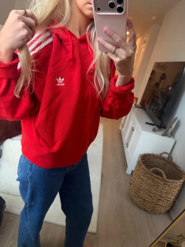 Adidas Hoodie Cropped - Image 2