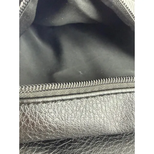 Freshly Picked Classic Diaper Bag Backpack Black Vegan Leather Padded Straps - Image 12