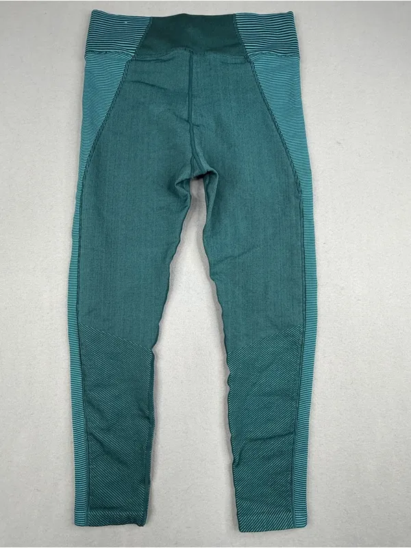 OFFLINE By Aerie Leggings Womens XLT Teal Ribbed High Rise Activewear NWT - Image 3