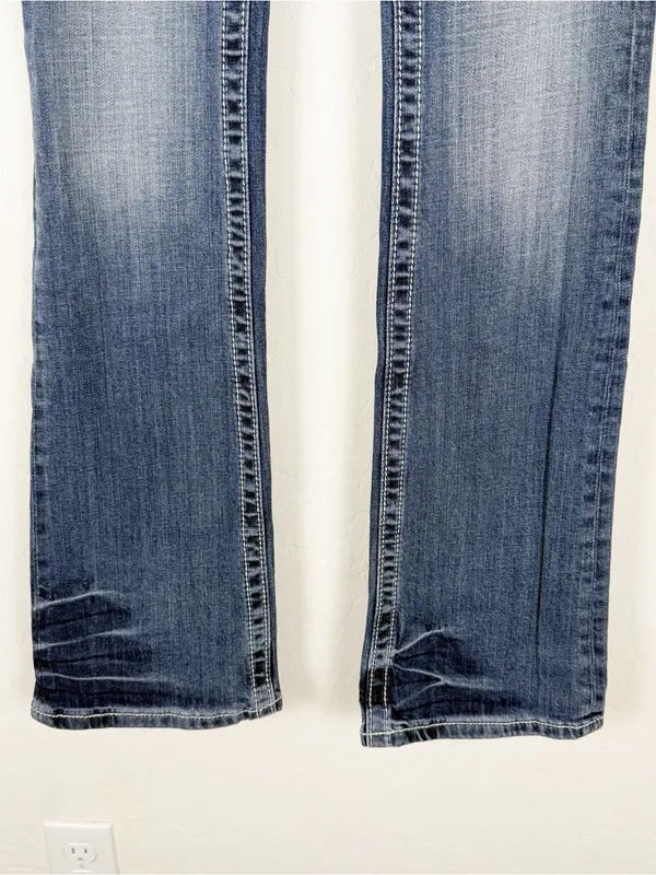 Miss Me Jeans Bootcut Denim Rhinestone Jeans - Image 4
