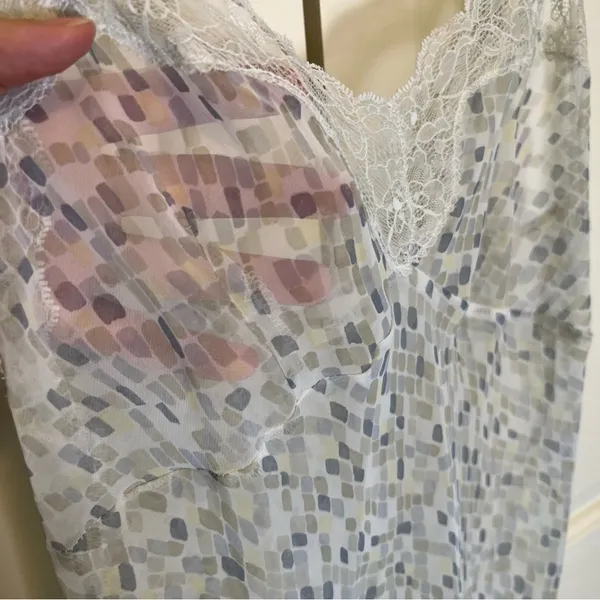 Calvin Klein Sheer Long Slip Dress - Image 3