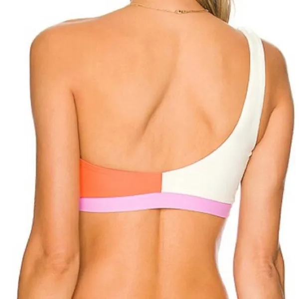 Lovers and Friends Shine On Me Top in Orange & Pink Medium - Image 2