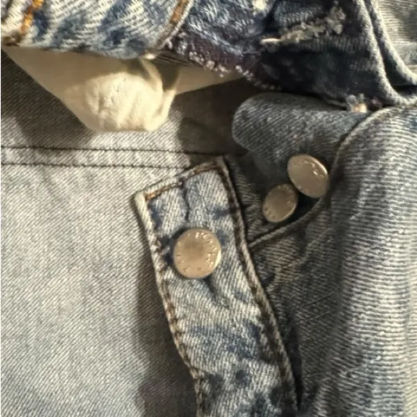 We The Free Denim Button Fly Shorts‎ - Image 6