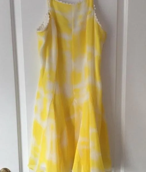 BCBGeneration Yellow White Floral Sundress - Image 3