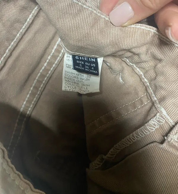 Shein Beige Cargo Pants - Image 4